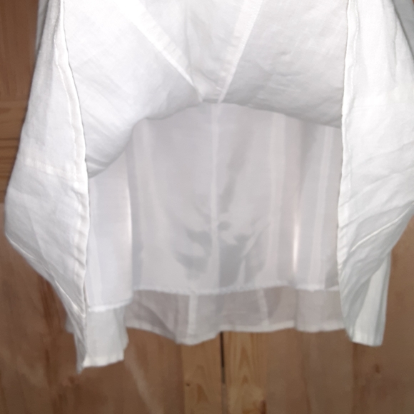 Kim Roger's NWT white 100% Linen fully lined modest skirt size 14 - Picture 4 of 7